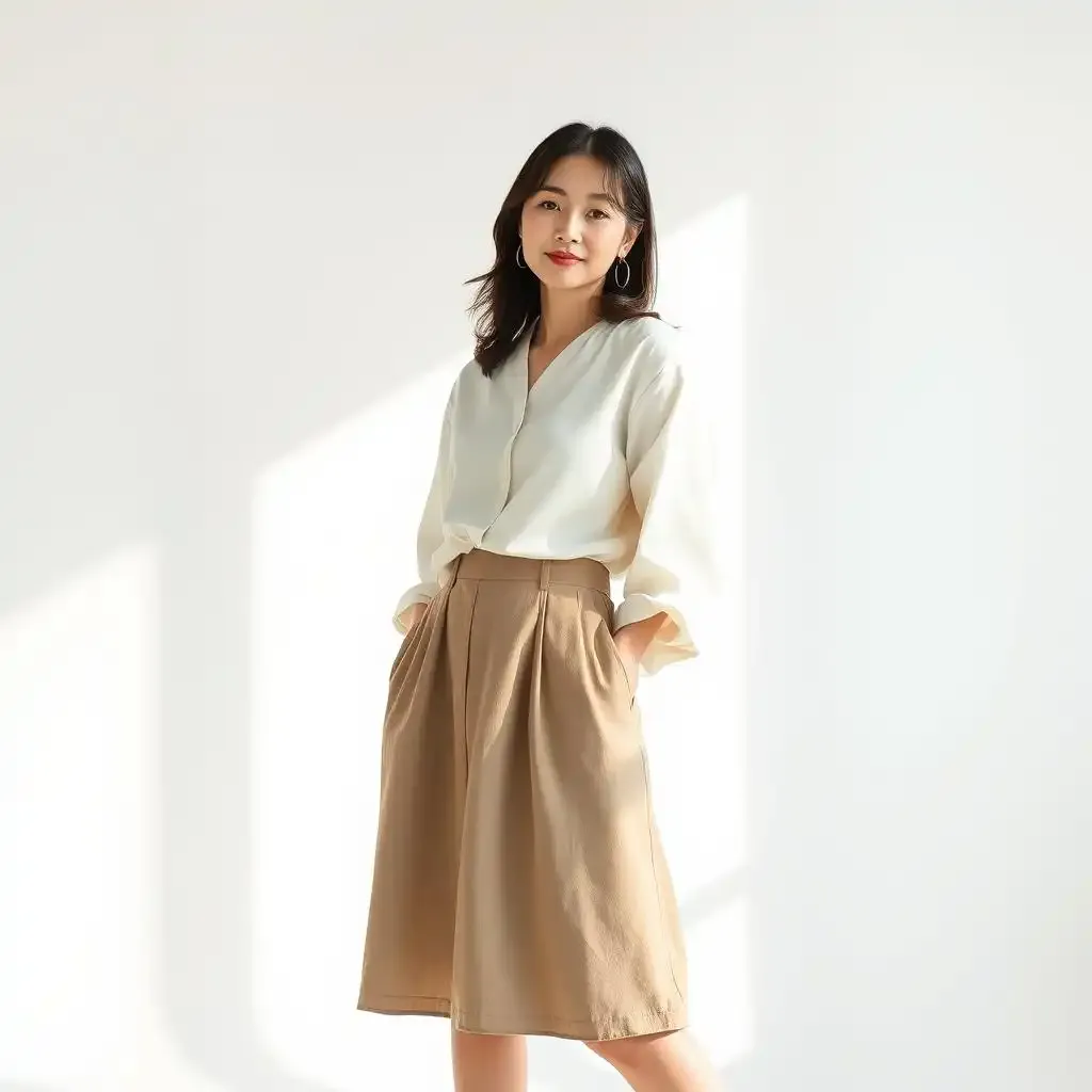 Choosing The Right Korean Fabrics And Cuts For Mature Women